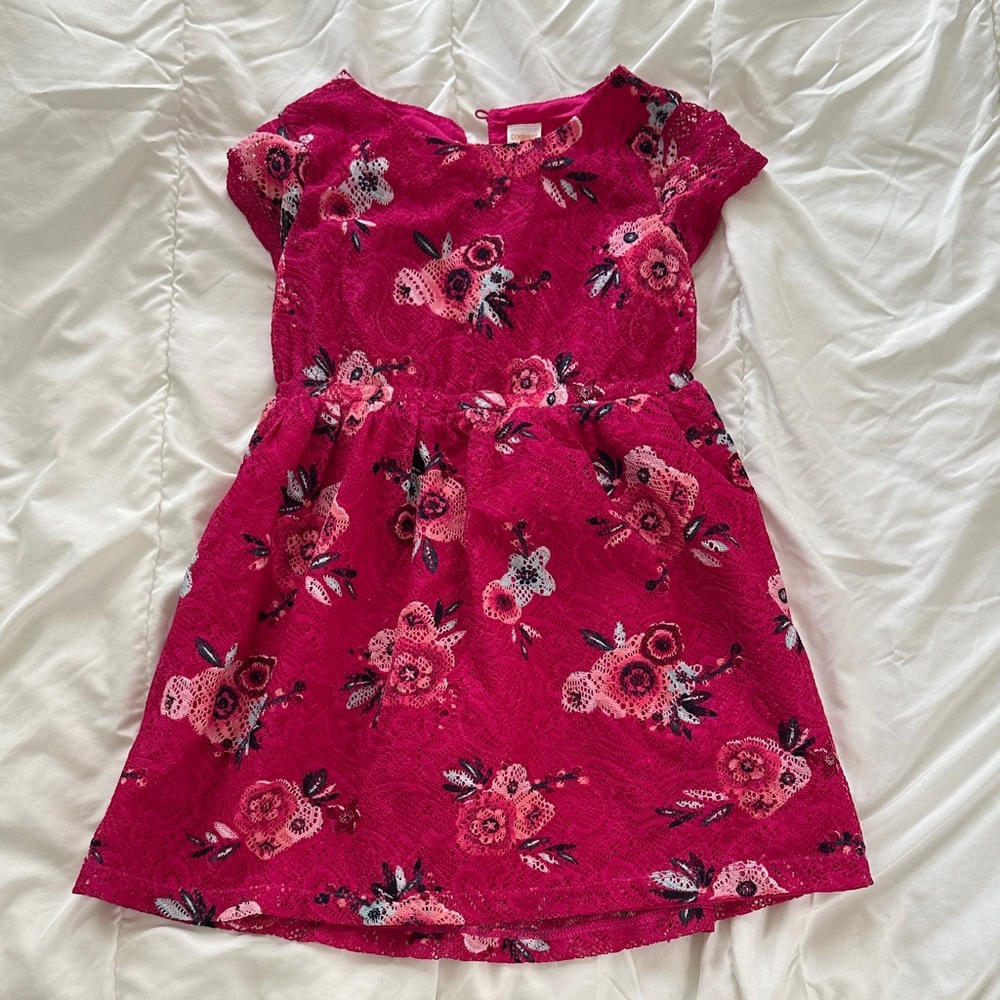 Gymboree Pink Floral Kids Dress